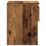 vidaXL Nočná skrinka Old Wood 40x30x39 cm Engineered Wood – Obrázok 5