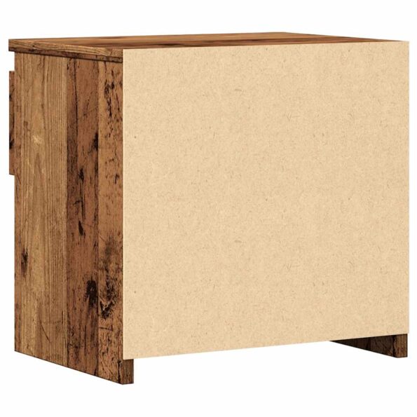 vidaXL Nočné skrinky 2 ks Old Wood 40x30x39 cm Engineered Wood – Obrázok 6