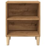 vidaXL Nočné skrinky 2 ks Dub Artisan 40x30x50 cm Konštrukčné drevo – Obrázok 4
