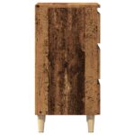 vidaXL Nočná skrinka Old Wood 40x35x69 cm Engineered Wood – Obrázok 5