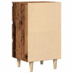 vidaXL Nočná skrinka Old Wood 40x35x69 cm Engineered Wood – Obrázok 6