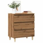 VidaXL Príborník Artisan Dub 60x35x70 cm Engineered Wood