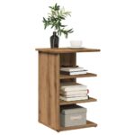 VidaXL Príborník Artisan Dub 35x35x55 cm Engineered Wood