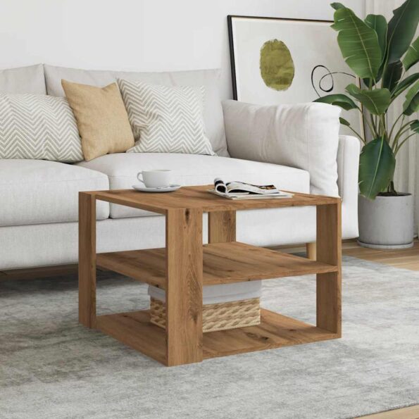 VXL8721158438706_g_en_hd_1.jpg vidaXL Konferenčný stolík Artisan Dub 58x58x40 cm Konštrukčné drevo – Obrázok 3