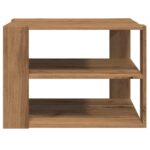 vidaXL Konferenčný stolík Artisan Dub 58x58x40 cm Konštrukčné drevo – Obrázok 5