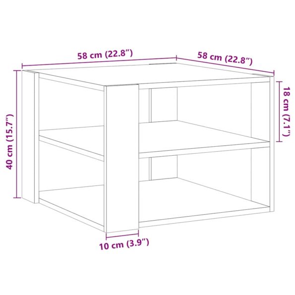 VXL8721158438706_g_en_hd_7.jpg vidaXL Konferenčný stolík Artisan Dub 58x58x40 cm Konštrukčné drevo – Obrázok 9