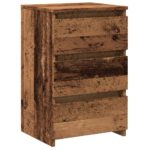 vidaXL Nočná skrinka Old Wood 40x35x62,5 cm Engineered Wood – Obrázok 2