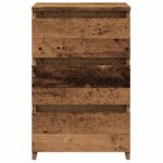 vidaXL Nočná skrinka Old Wood 40x35x62,5 cm Engineered Wood – Obrázok 5