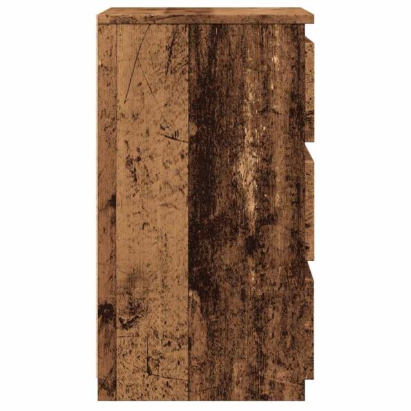 vidaXL Nočná skrinka Old Wood 40x35x62,5 cm Engineered Wood – Obrázok 6