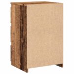 vidaXL Nočná skrinka Old Wood 40x35x62,5 cm Engineered Wood – Obrázok 7