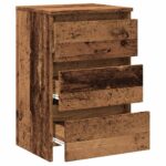 vidaXL Nočná skrinka Old Wood 40x35x62,5 cm Engineered Wood – Obrázok 8