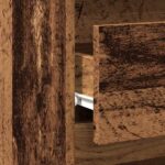 vidaXL Nočná skrinka Old Wood 40x35x62,5 cm Engineered Wood – Obrázok 9