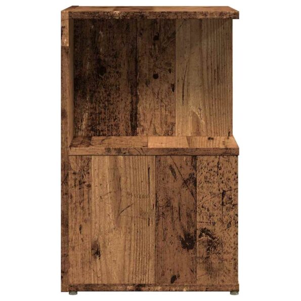 vidaXL Nočná skrinka Old Wood 35x35x55 cm Engineered Wood – Obrázok 6