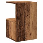 vidaXL Nočná skrinka Old Wood 35x35x55 cm Engineered Wood – Obrázok 7