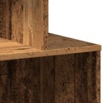 vidaXL Nočná skrinka Old Wood 35x35x55 cm Engineered Wood – Obrázok 8
