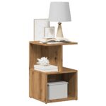 vidaXL Nočná skrinka Artisan Dub 35x35x55 cm Drevo