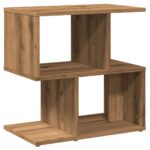 vidaXL Nočné skrinky 2 ks Dub Artisan 50x30x51,5 cm Drevo – Obrázok 4