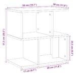 vidaXL Nočné skrinky 2 ks Dub Artisan 50x30x51,5 cm Drevo – Obrázok 10