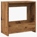 VidaXL Príručný stolík Old Wood 50x26x50 cm Engineered Wood – Obrázok 2