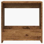 VidaXL Príručný stolík Old Wood 50x26x50 cm Engineered Wood – Obrázok 4