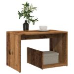 VidaXL Príručný stolík Old Wood 59x36x38 cm Engineered Wood