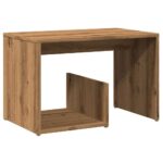 VidaXL Príručný stolík Artisan Dub 59x36x38 cm Upravené drevo – Obrázok 6