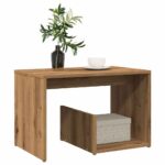 VidaXL Príručný stolík Artisan Dub 59x36x38 cm Upravené drevo