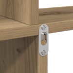 vidaXL Nástenná polička Artisan Dub 80x15x78,5 cm Konštrukčné drevo – Obrázok 7