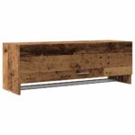 vidaXL skriňa Old Wood 100x32,5x35 cm Engineered Wood – Obrázok 2