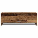 vidaXL skriňa Old Wood 100x32,5x35 cm Engineered Wood – Obrázok 4