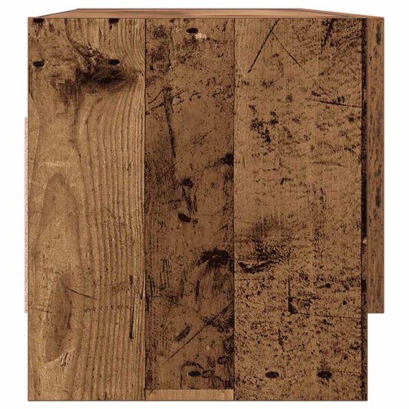 vidaXL skriňa Old Wood 100x32,5x35 cm Engineered Wood – Obrázok 5