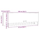 vidaXL skriňa Old Wood 100x32,5x35 cm Engineered Wood – Obrázok 9