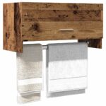 vidaXL skriňa Old Wood 70x32,5x35 cm Engineered Wood