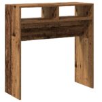 VidaXL Konzolový stolík Old Wood 78x30x80 cm Engineered Wood – Obrázok 6