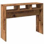 vidaXL Konzolový stolík Old Wood 105x30x80 cm Engineered Wood – Obrázok 2