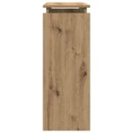 vidaXL Konzolový stolík Artisan Dub 80x30x80 cm Konštruktérske drevo – Obrázok 5