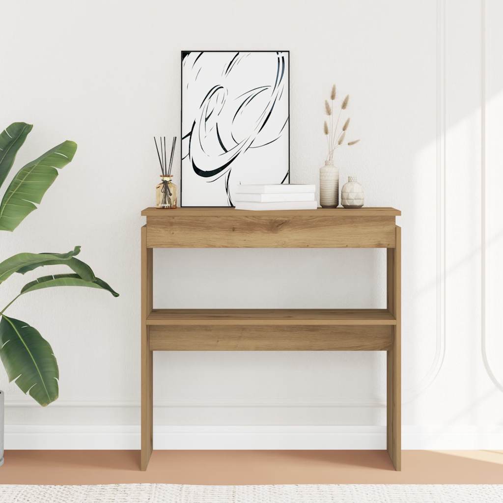 VXL8721158439789_m_en_hd_1.jpg vidaXL Konzolový stolík Artisan Dub 80x30x80 cm Konštruktérske drevo – Obrázok 1
