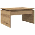vidaXL Konferenčný stolík Artisan Dub 68x50x38 cm Upravené drevo – Obrázok 6