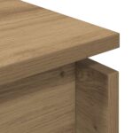 vidaXL Konferenčný stolík Artisan Dub 68x50x38 cm Upravené drevo – Obrázok 7