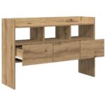 VidaXL Príborník Artisan Dub 105x30x70 cm Engineered Wood – Obrázok 7