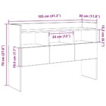 VidaXL Príborník Artisan Dub 105x30x70 cm Engineered Wood – Obrázok 10