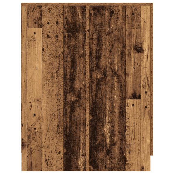 vidaXL Skrinka na práčku staré drevo 70,5x71,5x91,5 cm – Obrázok 5