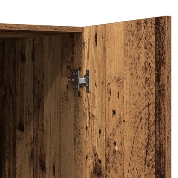 vidaXL Skrinka na práčku staré drevo 70,5x71,5x91,5 cm – Obrázok 8