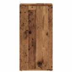 vidaXL Skrinky na topánky 2 ks staré drevo 32x35x70 cm drevotrieska – Obrázok 5