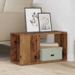 vidaXL TV skrinka Old Wood 60x24x32cm Engineered Wood – Obrázok 3