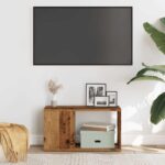 vidaXL TV skrinka Old Wood 60x24x32cm Engineered Wood – Obrázok 4