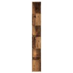 vidaXL Skriňa na knihy/Izbový prepážka Old Wood 60x24x186 cm – Obrázok 5