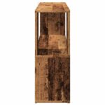 VidaXL knižnica Old Wood 100x24x63 cm Engineered Wood – Obrázok 5