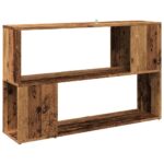 VidaXL knižnica Old Wood 100x24x63 cm Engineered Wood – Obrázok 6