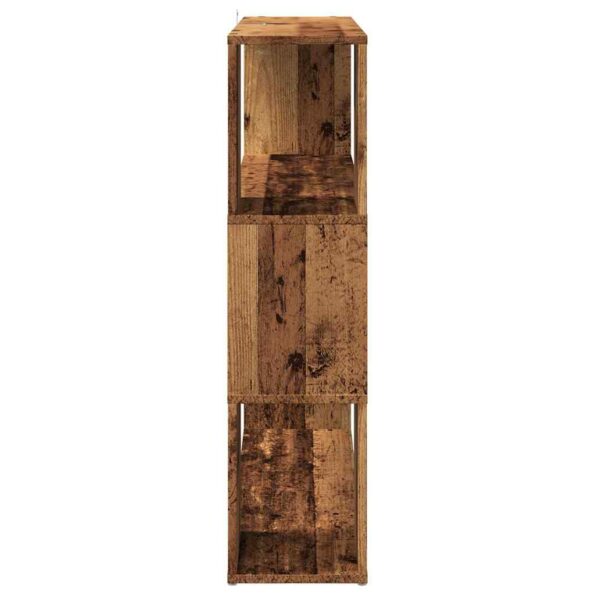 vidaXL Skriňa na knihy/Izbový prepážka Old Wood 100x24x94 cm – Obrázok 5